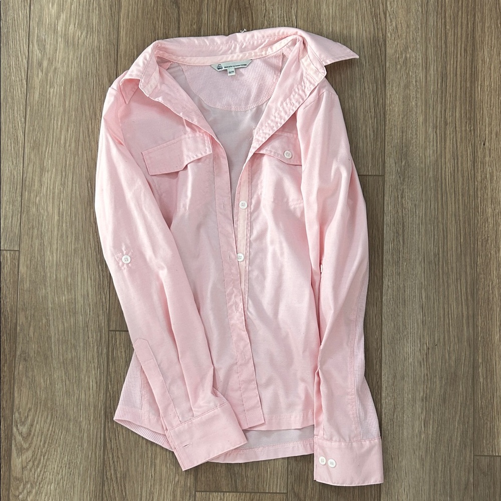 Tilley Pink Button Down Shirt